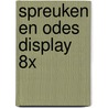 Spreuken en odes display 8x door Exley