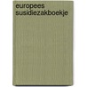 Europees susidiezakboekje door G. vanoverschelde