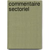 Commentaire sectoriel by P. van Heddegem