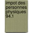 Impot des personnes physiques 94.1