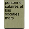 Personnel, salaires et lois sociales mars by Unknown