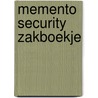 Memento security zakboekje door Onbekend