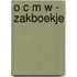 O c m w - zakboekje