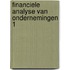 Financiele analyse van ondernemingen 1