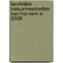 Landelijke natuurmeetnetten van het NEM in 2008