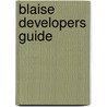 Blaise developers guide door Onbekend