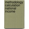 Methodology calculation national income by Hueting