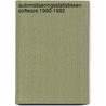 Automatiseringsstatistieken software 1990-1992 door Onbekend