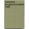 Statistiek jeugdcriminaliteit 1981 door Onbekend