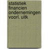 Statistiek financien ondernemingen voorl. uitk door Onbekend