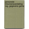 Personele inkomensverdeling reg. gegevens geme by Unknown