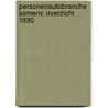 Personenautobranche samenv. overzicht 1990 door Onbekend