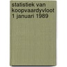 Statistiek van koopvaardyvloot 1 januari 1989 door Onbekend