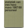 Statistiek van vwo havo mavo 1987/88 personeel by Unknown