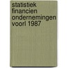 Statistiek financien ondernemingen voorl 1987 door Onbekend