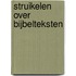 Struikelen over Bijbelteksten