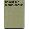 Homilitisch memorandum by Bronkhorst