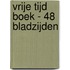 Vrije tijd boek - 48 bladzijden
