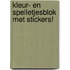 Kleur- en spelletjesblok met stickers!