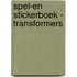Spel-en stickerboek - transformers