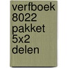 Verfboek 8022 pakket 5x2 delen door Onbekend