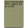 Smurf kleurboeken 723-1 pakket 4x3 ex a 3,50 door Onbekend