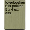 Toverboeken 619 pakket 5 x 4 ex. ass. by Unknown