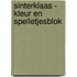 Sinterklaas - kleur en spelletjesblok