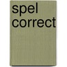 Spel correct door J.P. Steevens
