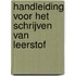 Handleiding voor het schrijven van leerstof