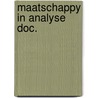 Maatschappy in analyse doc. by Meissen