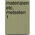 Materialen etc. metselen 1