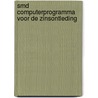 SMD computerprogramma voor de zinsontleding by J.H.J. Van de Pol
