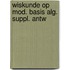 Wiskunde op mod. basis alg. suppl. antw