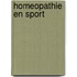 Homeopathie en sport