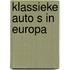 Klassieke auto s in europa