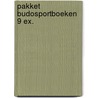 Pakket budosportboeken 9 ex. door Onbekend