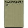 Psychologische test by N. van Nahuis