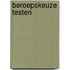 Beroepskeuze testen