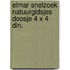 Elmar snelzoek natuurgidsjes doosje 4 x 4 dln.