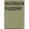 Ecclesia supplet door Herrmann