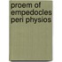 Proem of empedocles peri physios