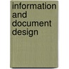 Information And Document Design by Unknown