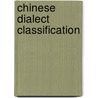 Chinese dialect classification door R. Vaness Simmons
