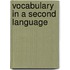Vocabulary in a second language
