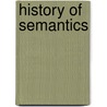 History of semantics door Marjory Gordon