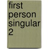 First person singular 2 door Onbekend