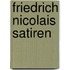 Friedrich nicolais satiren
