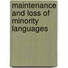 Maintenance and Loss of Minority Languages door Fase, Willem