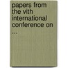 Papers from the Vith International Conference on ... by Fisiak